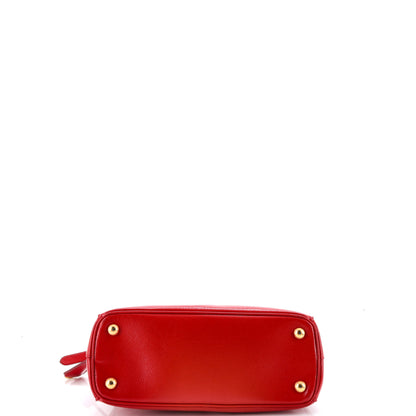 Prada Double Zip Lux Tote Vernice サフィアーノ Leather Mini