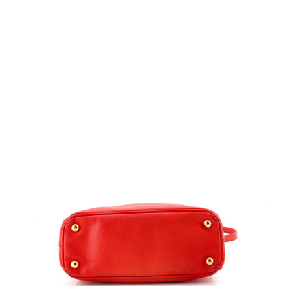 プラダ ダブルジップ ラックス トート サフィアーノ レザー スモール