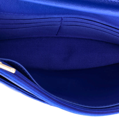 シャネル テクスチャード CC ウォレット オン チェーン キルティング キャビア