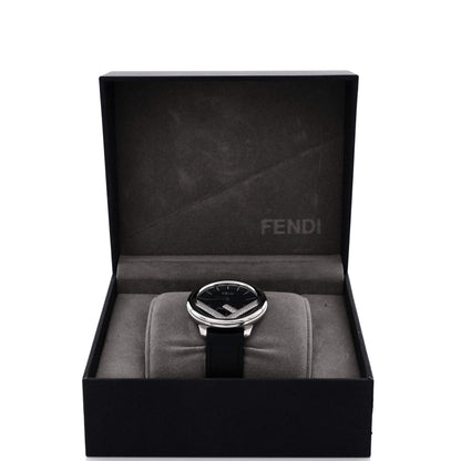 フェンディ ランアウェイ ラウンドクォーツウォッチ ステンレススチール＆レザー ダイヤモンドダイヤル 36