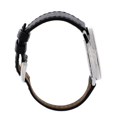 フェンディ ランアウェイ ラウンドクォーツウォッチ ステンレススチール＆レザー ダイヤモンドダイヤル 36