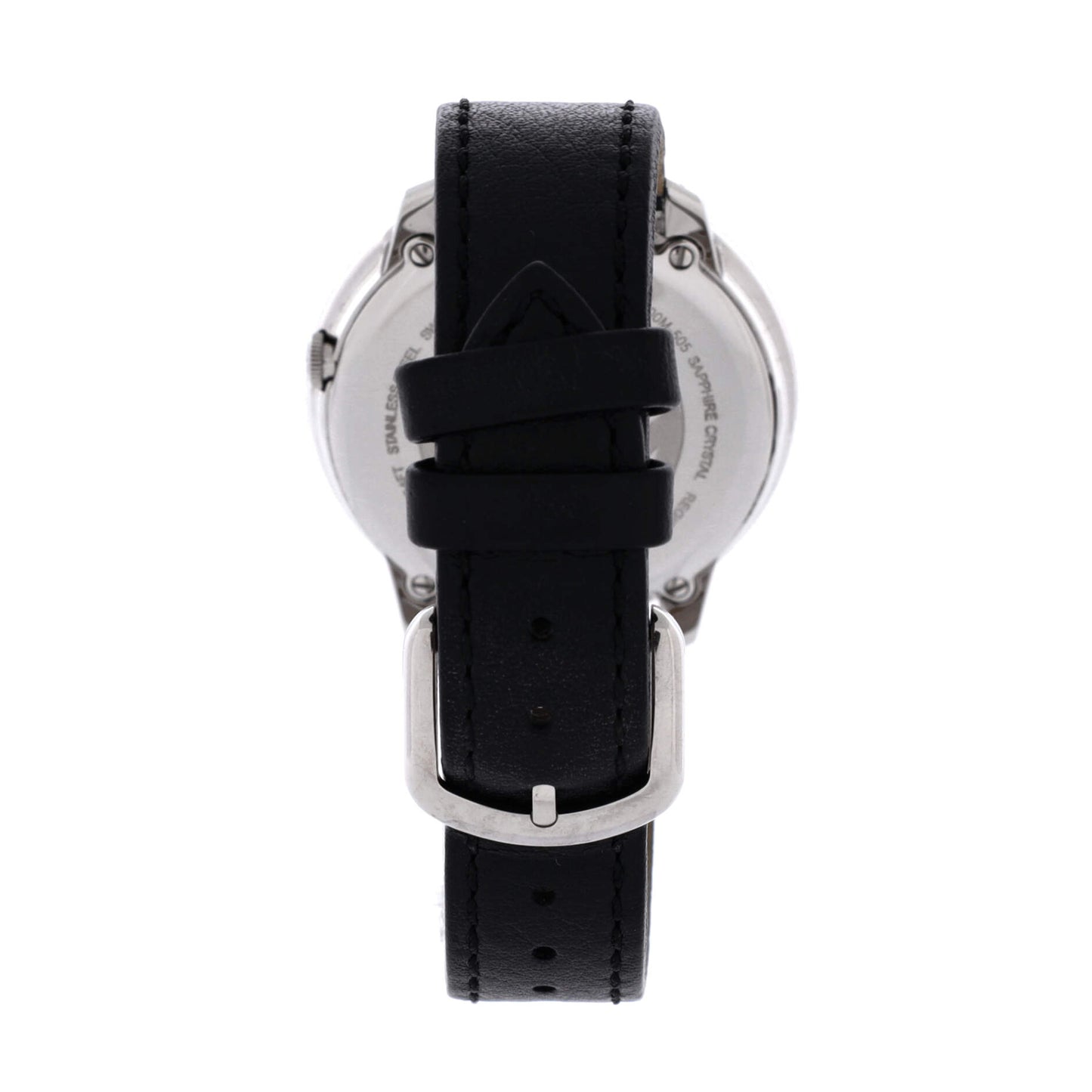 フェンディ ランアウェイ ラウンドクォーツウォッチ ステンレススチール＆レザー ダイヤモンドダイヤル 36