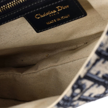 クリスチャン・ディオール サドルハンドバッグ オブリークキャンバス ミディアム