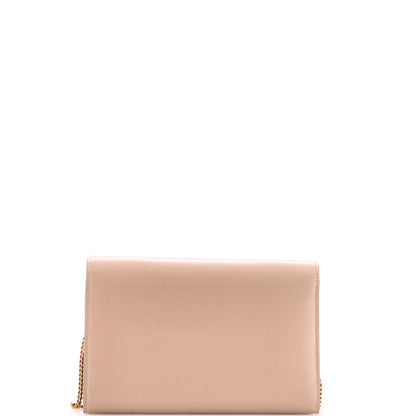 サンローラン クラシック モノグラム フラップチェーンウォレット レザー