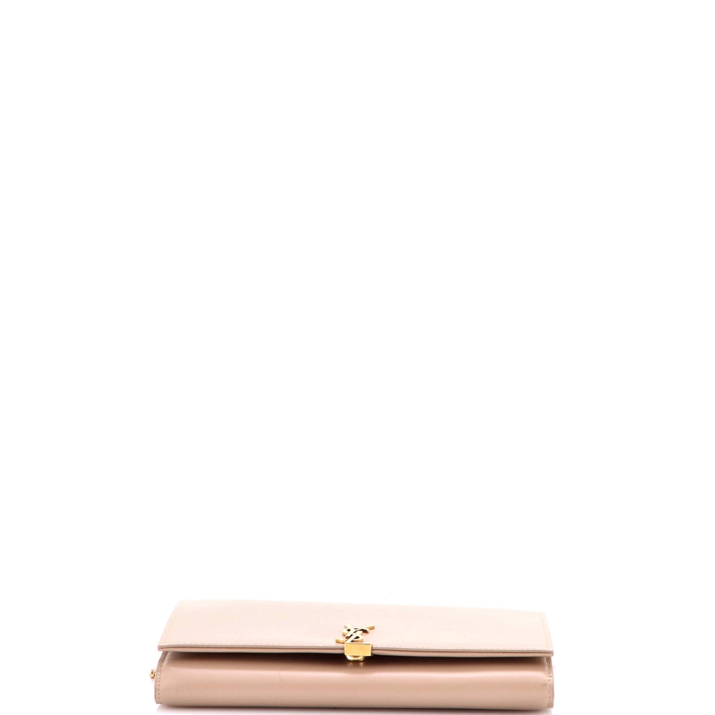 サンローラン クラシック モノグラム フラップチェーンウォレット レザー