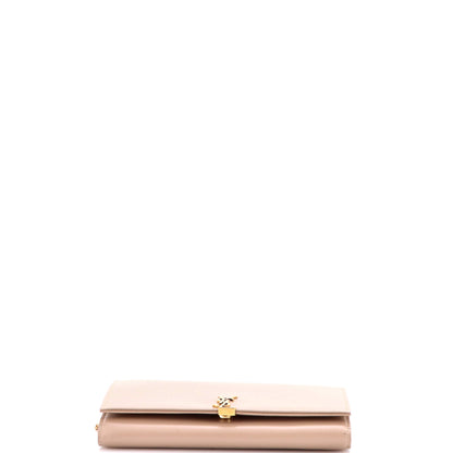 サンローラン クラシック モノグラム フラップチェーンウォレット レザー