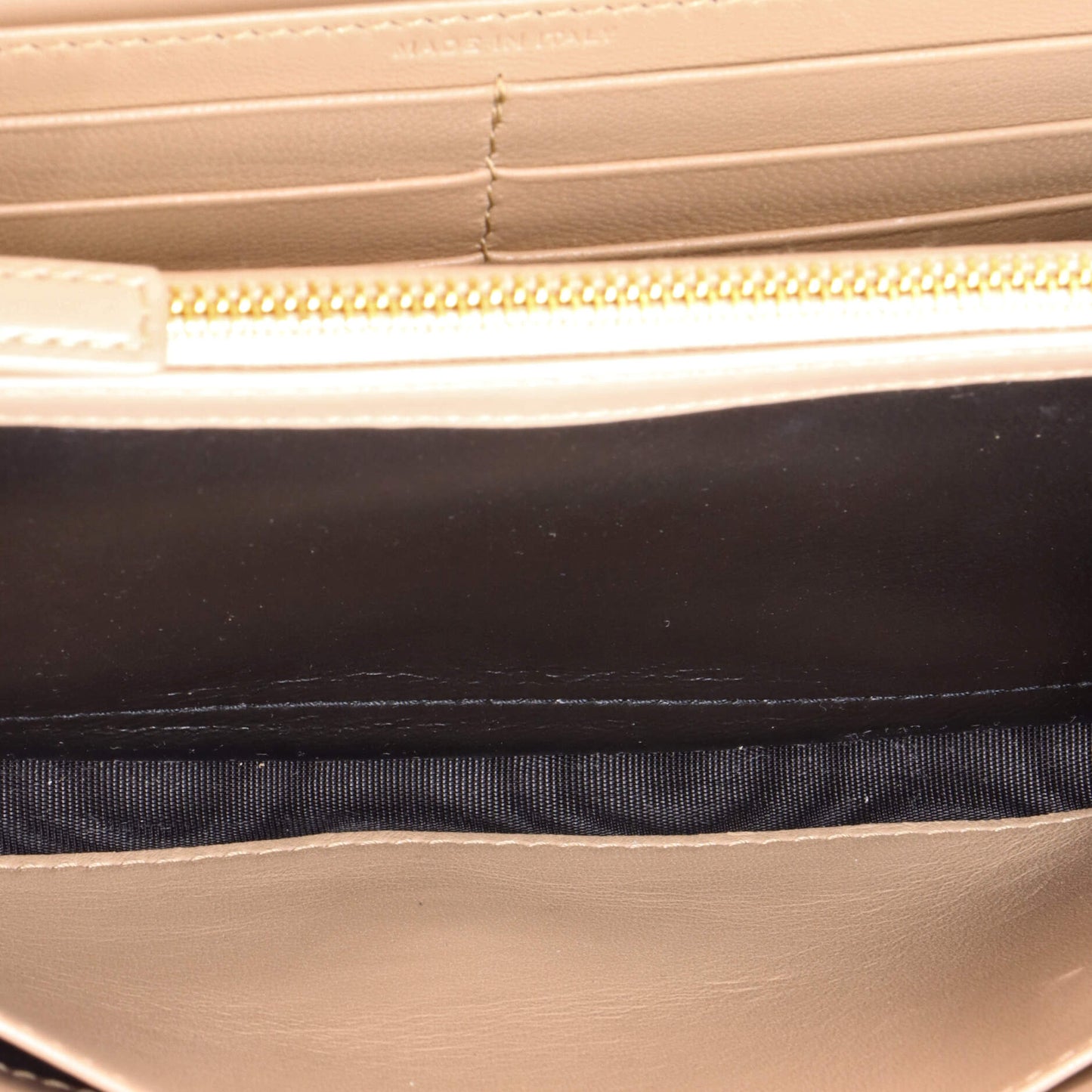 サンローラン クラシック モノグラム フラップチェーンウォレット レザー