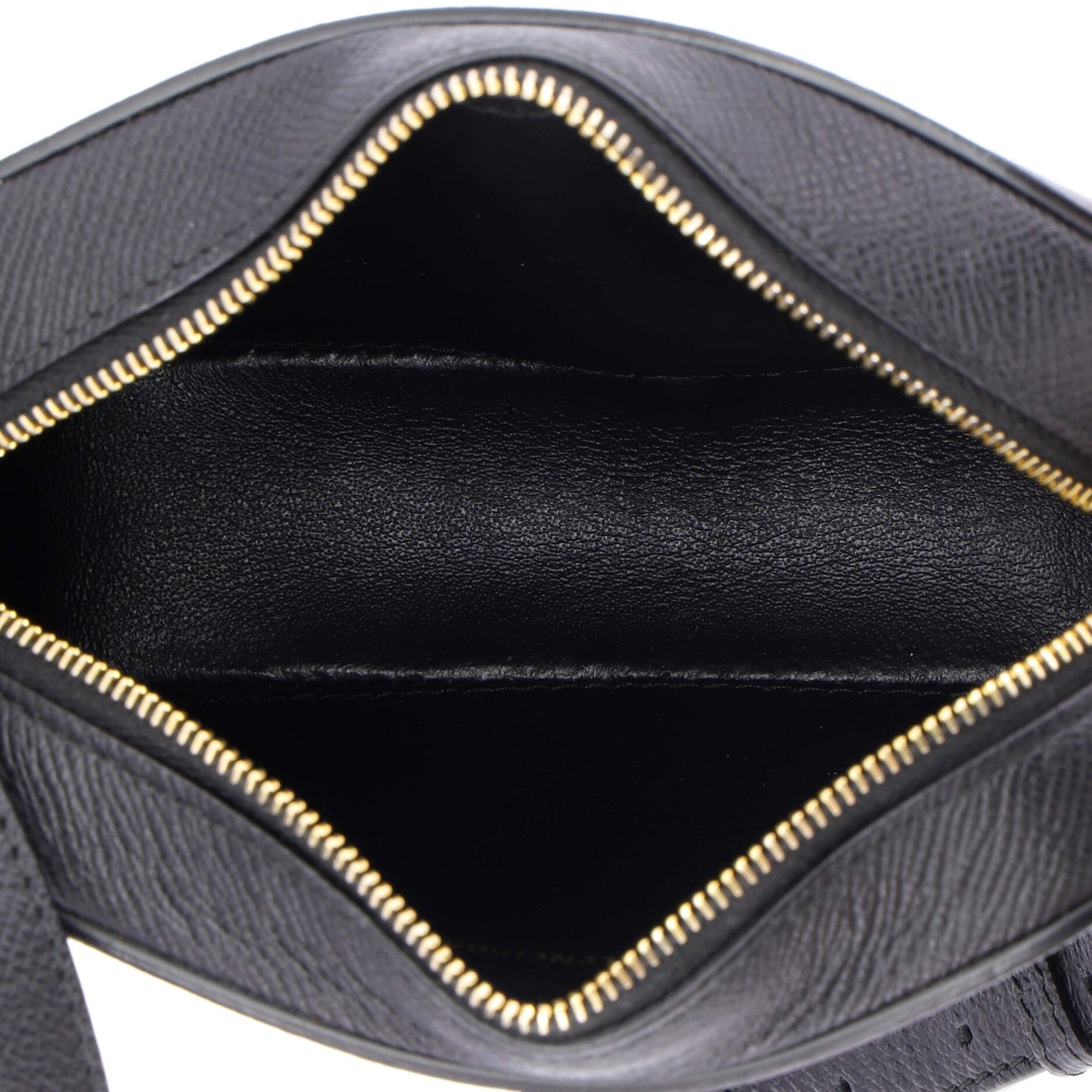 バレンシアガ ロゴ ヴィル カメラバッグ レザー XS