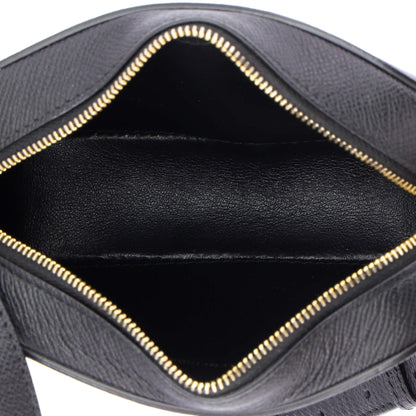 バレンシアガ ロゴ ヴィル カメラバッグ レザー XS