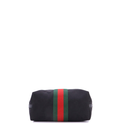 グッチ ウェブ ジップ トート テクノキャンバス 中