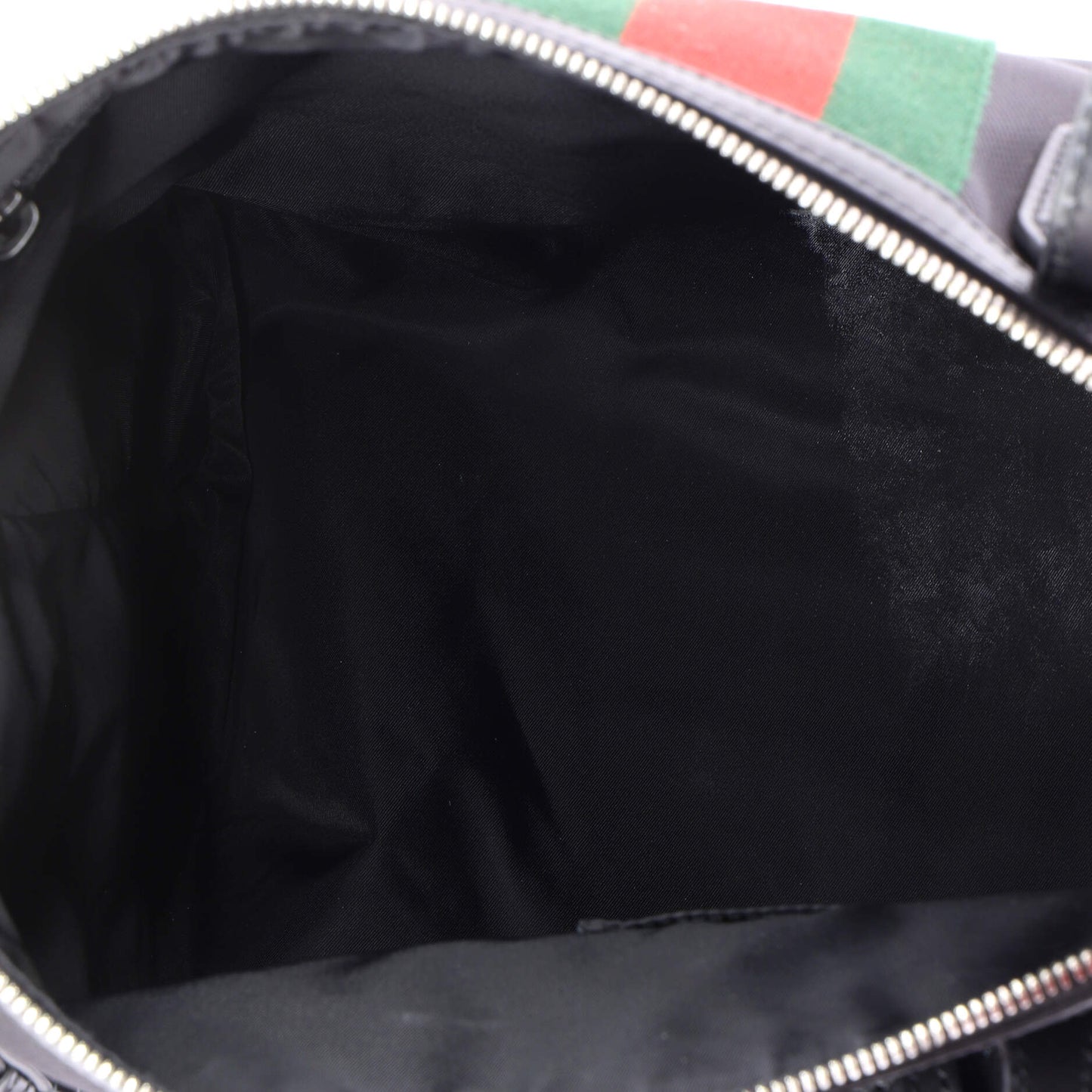 グッチ ウェブ ジップ トート テクノキャンバス 中