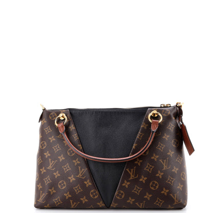 ルイ・戦略 Vトート モノグラムキャンバス＆レザー MM