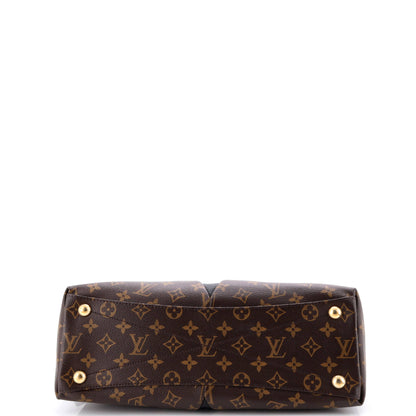 ルイ・戦略 Vトート モノグラムキャンバス＆レザー MM