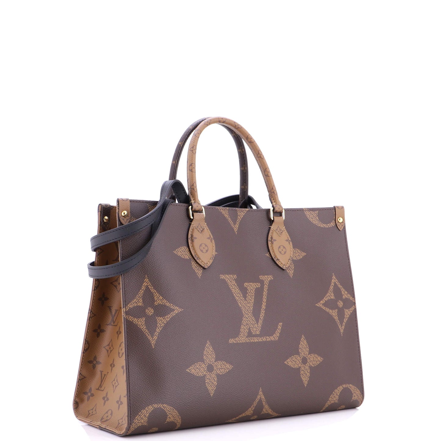 ルイ・戦略オンザゴー トートリバースモノグラム ジャイアントMM