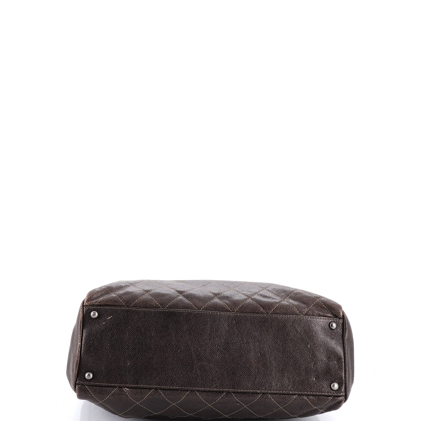 シャネル シック ショッピングトート キルティング キャビア ノース サウス