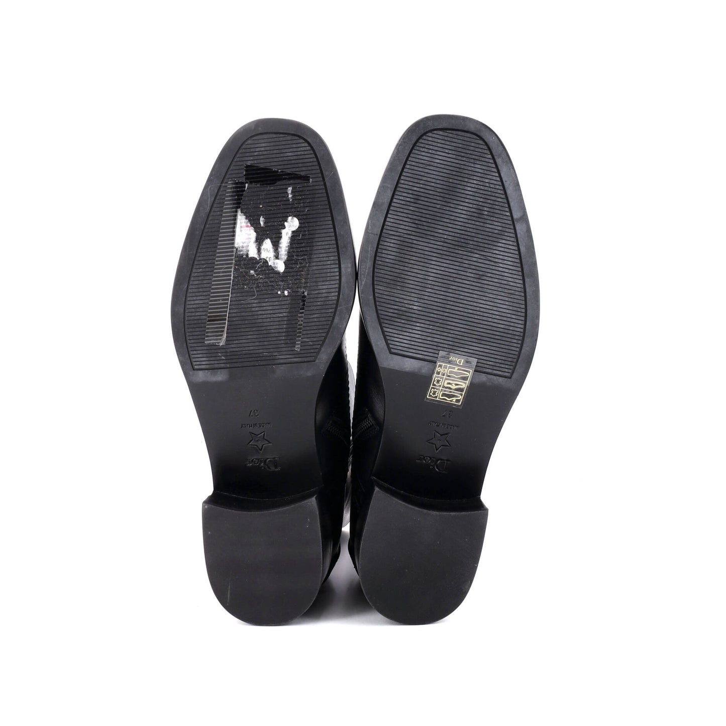 クリスチャン・ディオール レディース D-Folk アンクルブーツ レザー