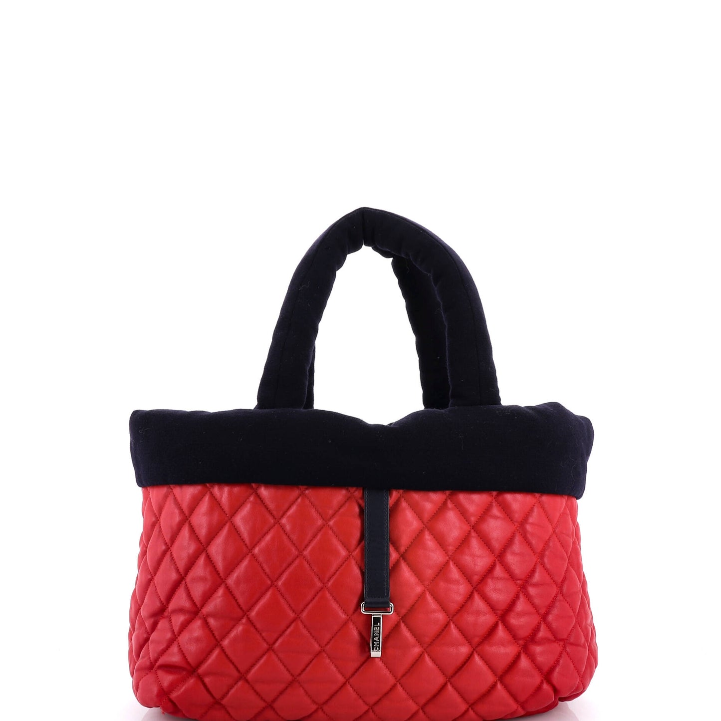 シャネル ココ コクーン リバーシブル トートバッグ キルティング ラムスキン＆ジャージー ミディアム