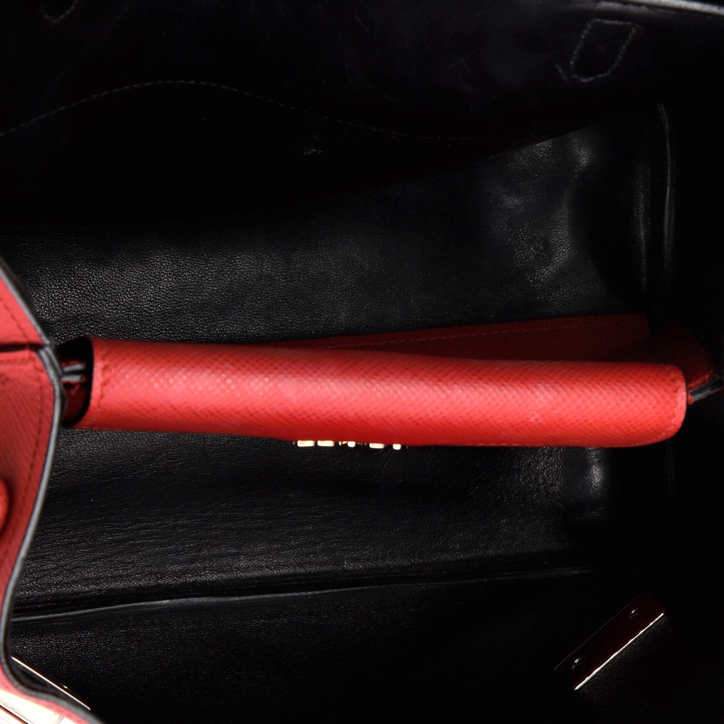 プラダ ハーフ フラップ ダブル ターン ロック サッチェル サフィアーノ レザー ミディアム