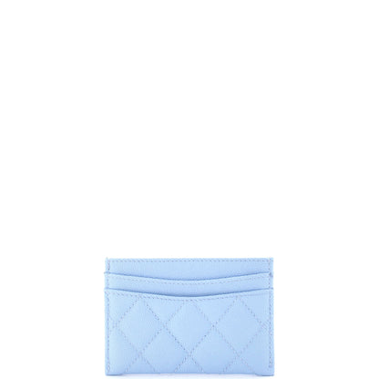 シャネル クラシック カードホルダー キルティング キャビア