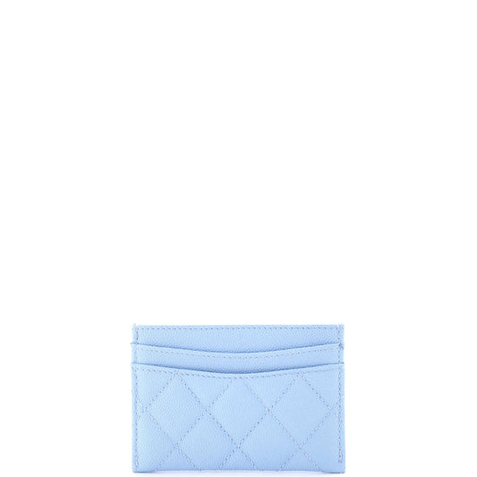 シャネル クラシック カードホルダー キルティング キャビア