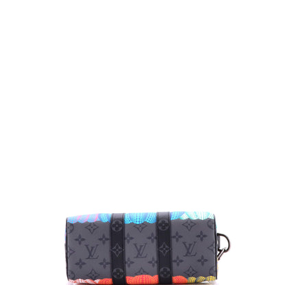 ルイ・リーグ キーポル・バンドリエールバッグ 草間彌生 パンプキンズ リバース モノグラム エクリプス キャンバス 25