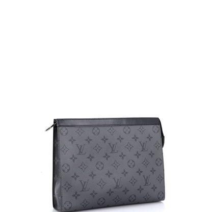 ルイ・モノグラム ポシェット ヴォワヤージュ リバースモノグラム エクリプス キャンバス MM