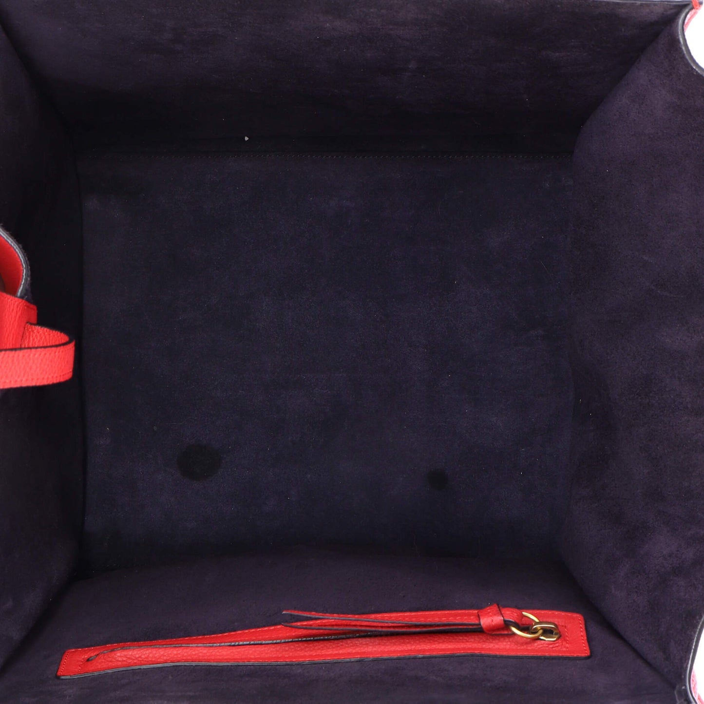 セリーヌ ファントムバッグ グレイニーレザー ミディアム