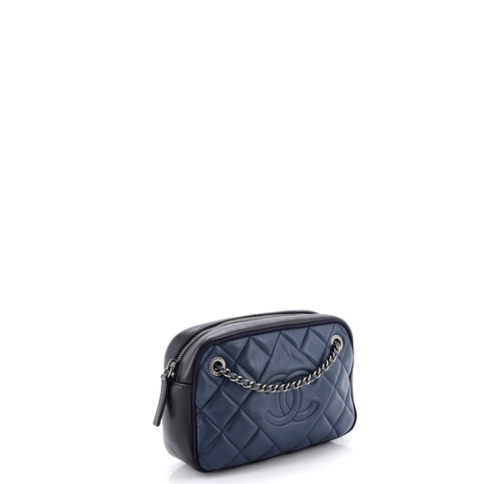 シャネル バレリーヌ カメラケースバッグ キルティング カーフスキン スモール