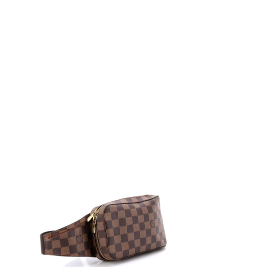 ルイ・シルエット ジェロニモス ダミエ ウエストバッグ