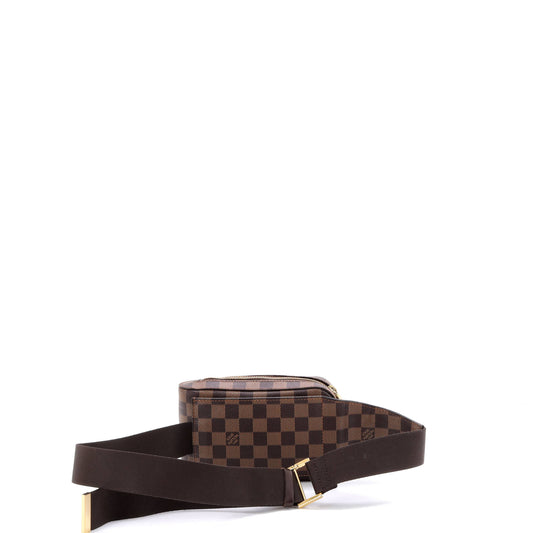 ルイ・シルエット ジェロニモス ダミエ ウエストバッグ