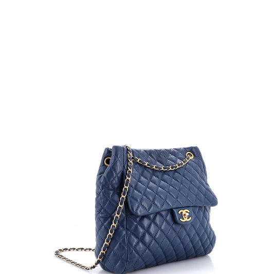 シャネル フラッフィー CC トート キルティング ラムスキン ミディアム