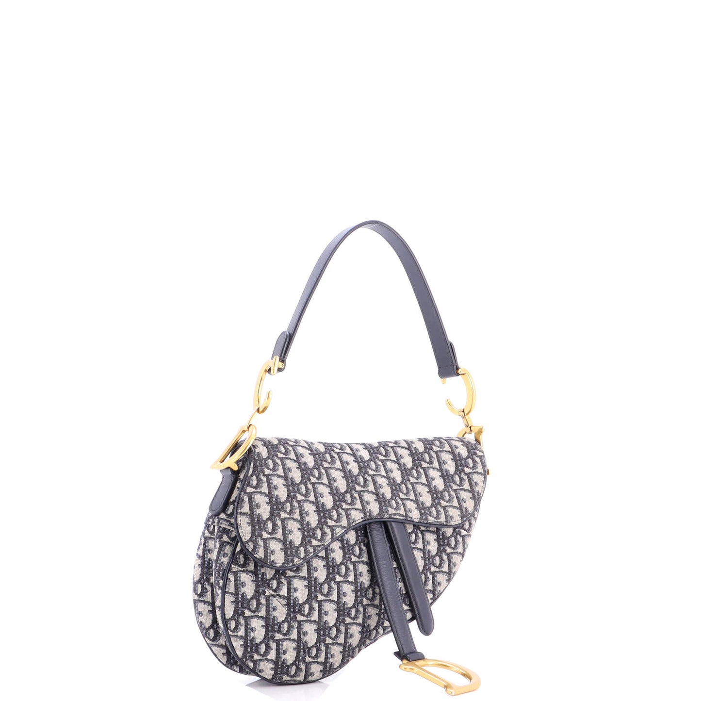 クリスチャン・ディオール サドルハンドバッグ オブリークキャンバス ミディアム