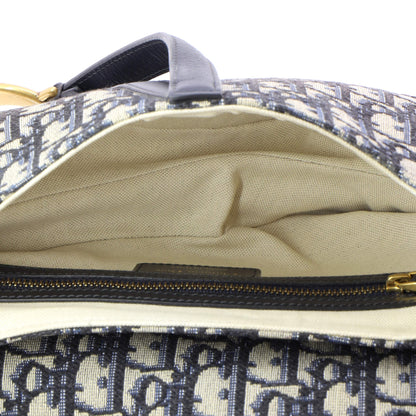 クリスチャン・ディオール サドルハンドバッグ オブリークキャンバス ミディアム