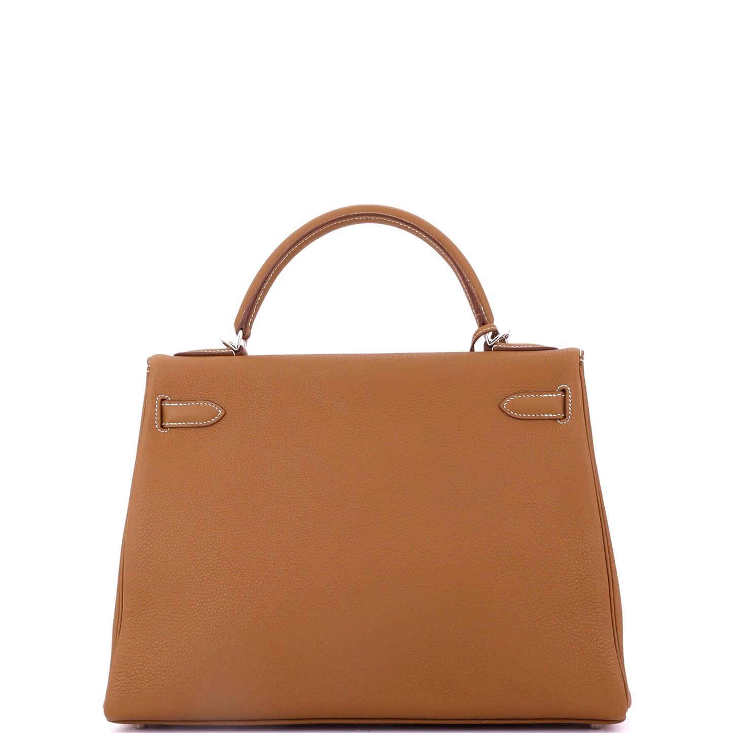 エルメス ケリー ハンドバッグ ブラウン トゴ パラジウム金具 32