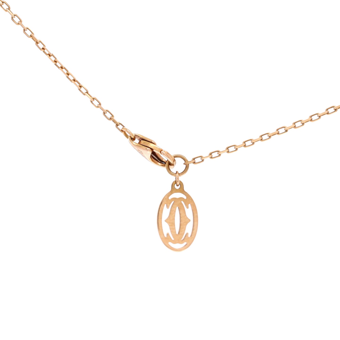 カルティエ カルティエ ダムール ペンダントネックレス 18Kローズゴールド ダイヤモンド スモール