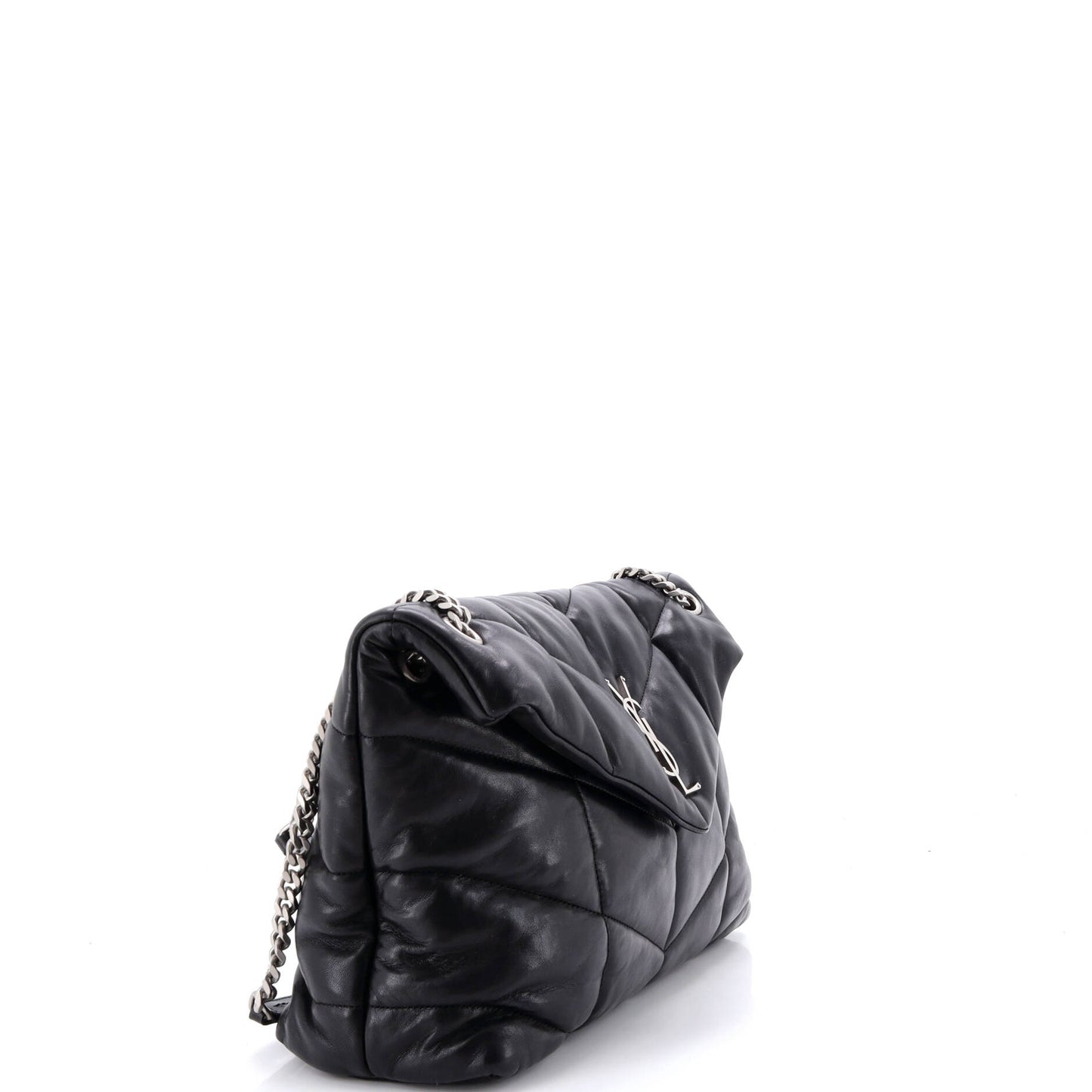 サンローラン ルル パファーショルダーバッグ キルティングレザー ミディアム