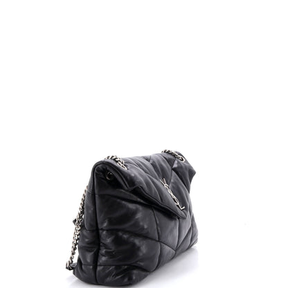 サンローラン ルル パファーショルダーバッグ キルティングレザー ミディアム