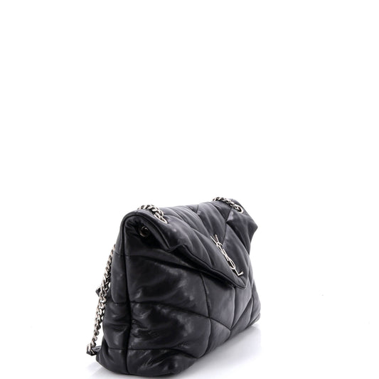 サンローラン ルル パファーショルダーバッグ キルティングレザー ミディアム