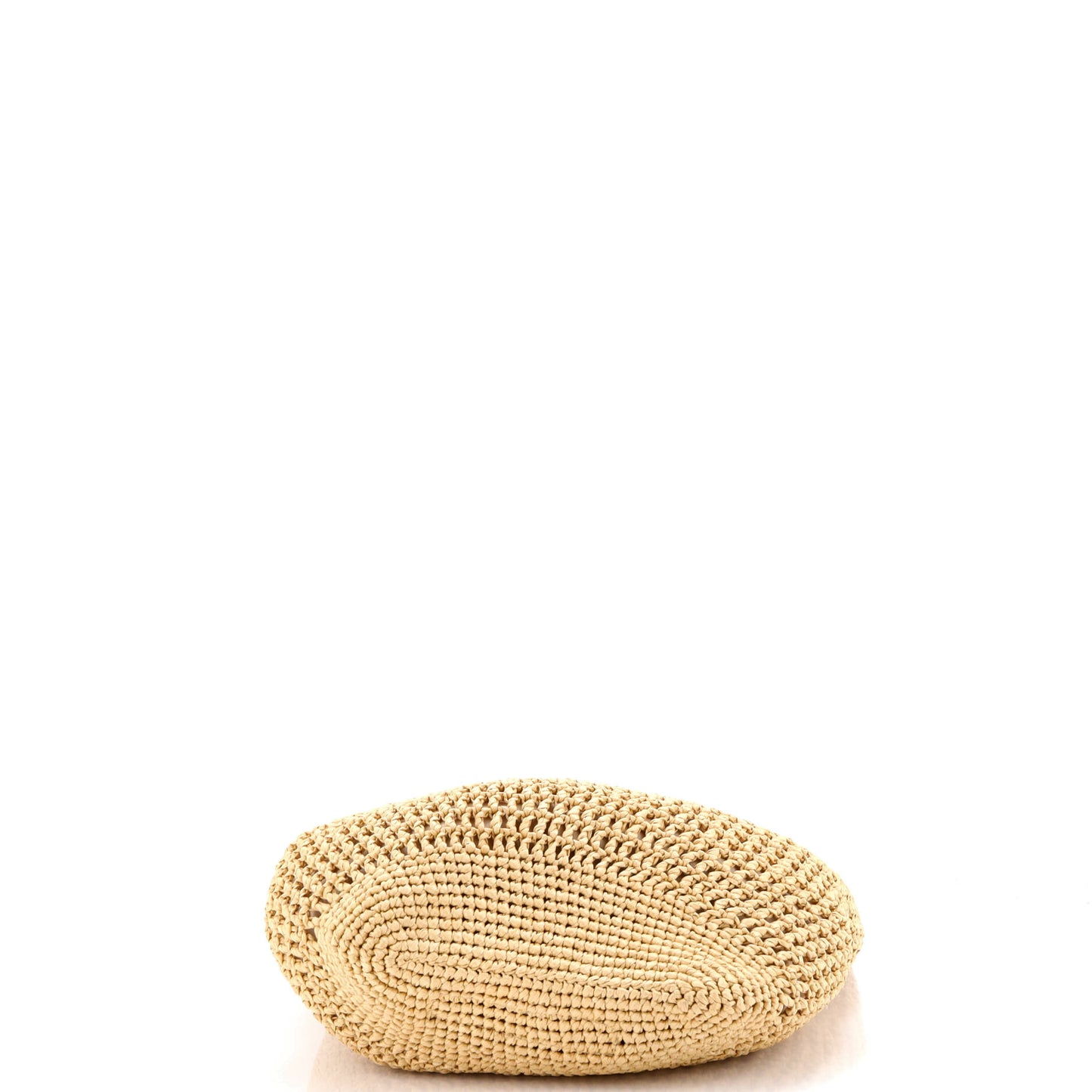 プラダ トライアングルロゴ バケットトート ラフィアスモール