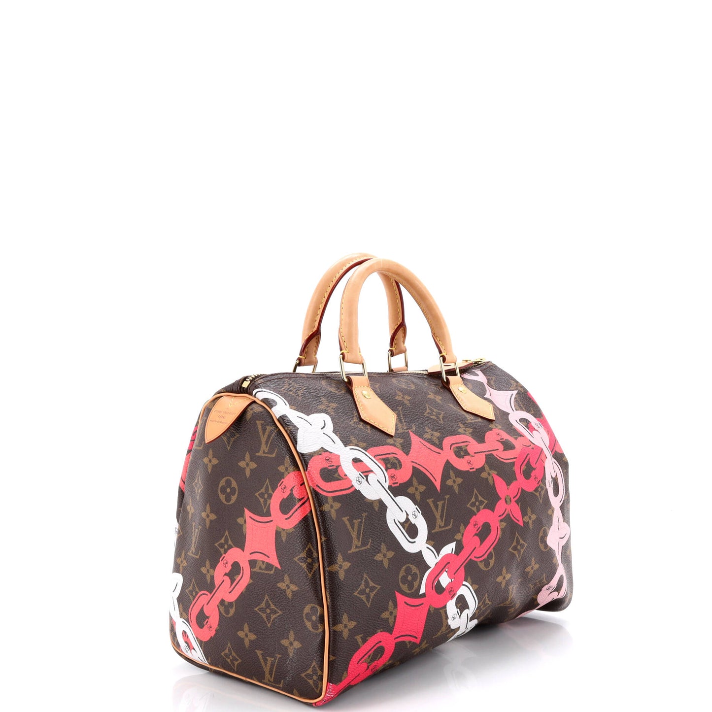 ルイ・ヴィトン スピーディ 限定版 ベイモノグラム ハンドバッグ キャンバス 30