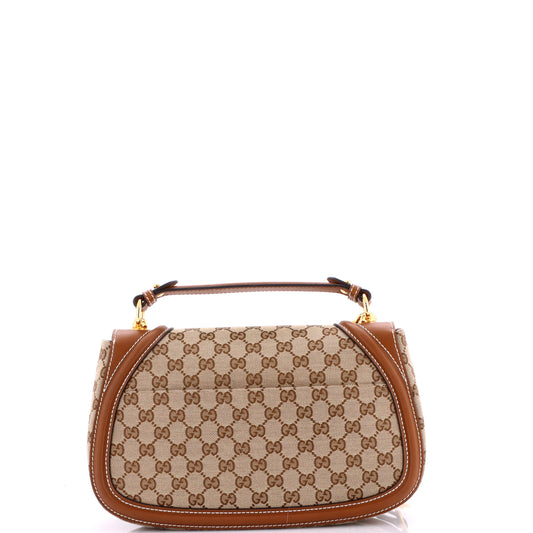 グッチ ブロンディ NM トップハンドルバッグ GG コーティング キャンバス レザー ミディアム