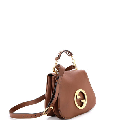 グッチ ウェブ ブロンディ フラップバッグ レザー ミディアム