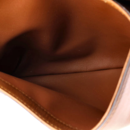 グッチ ウェブ ブロンディ フラップバッグ レザー ミディアム