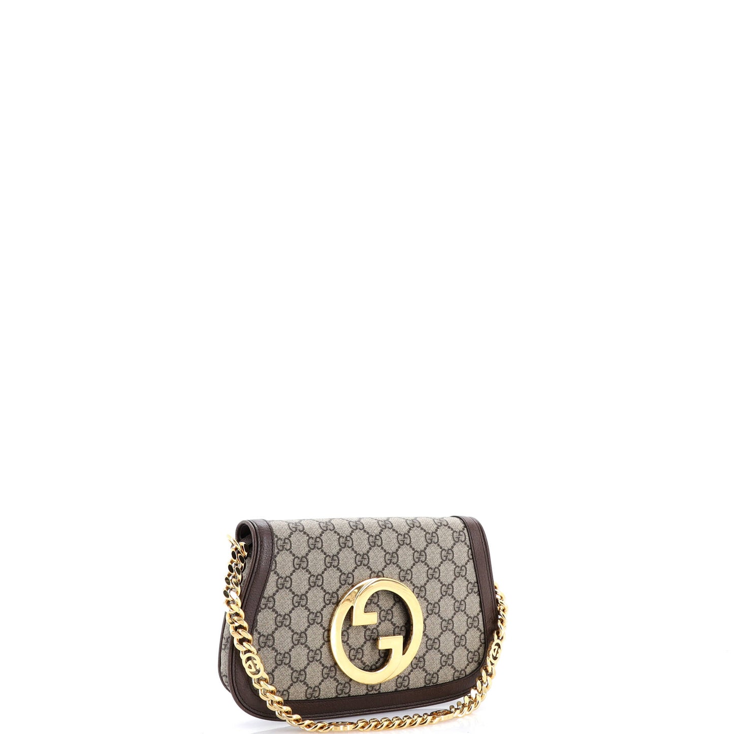 グッチ ブロンディ NM チェーンフラップバッグ GGコーティングキャンバス スモール