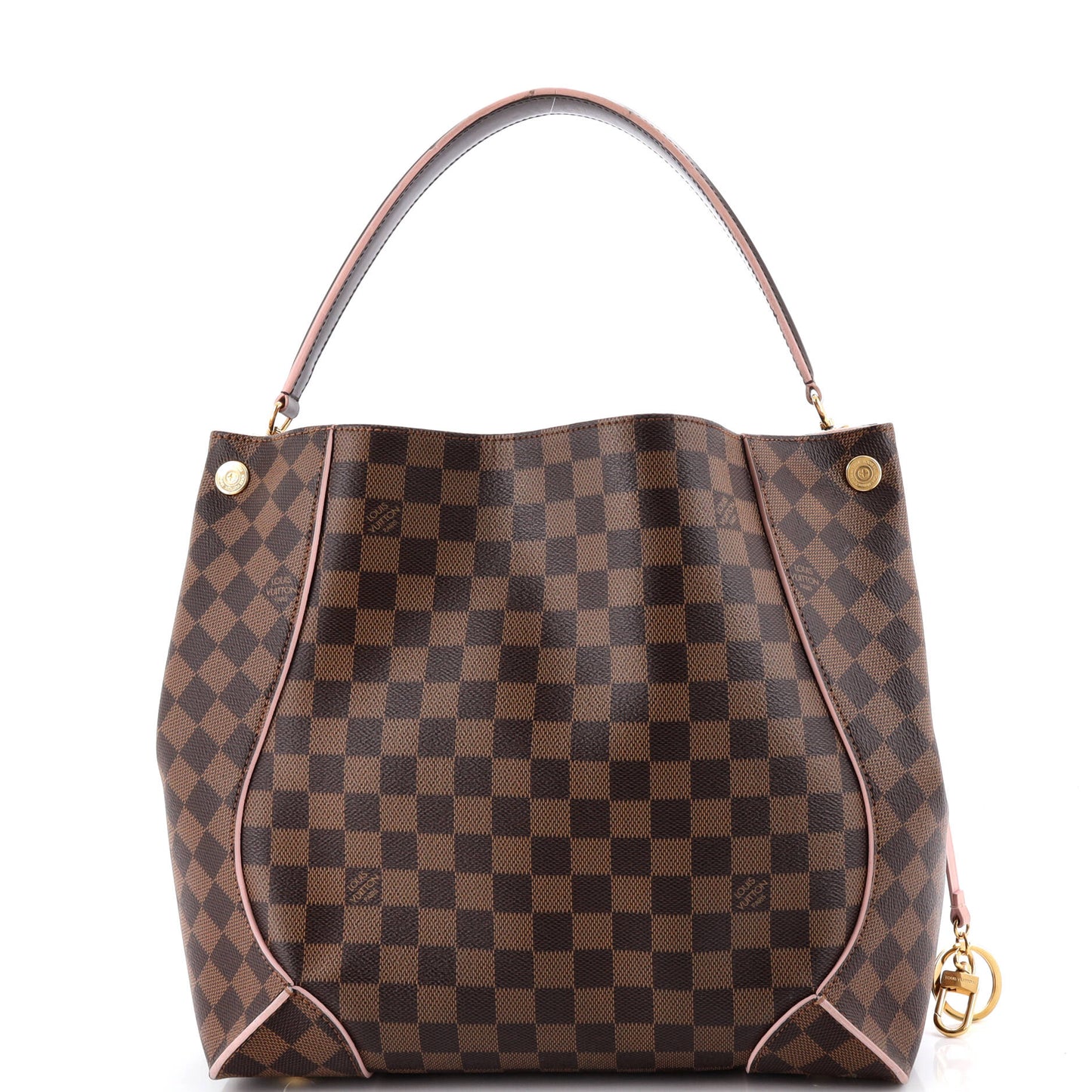 ルイ・ヴィトン カイッサ ホーボー ダミエ レザー付き