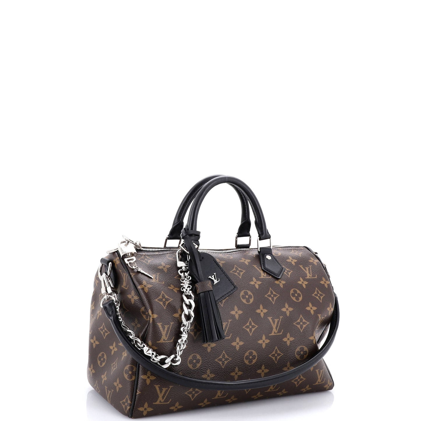 ルイ・フラグダークスピーディ ソフトバンドリエールバッグ モノグラムキャンバス 30