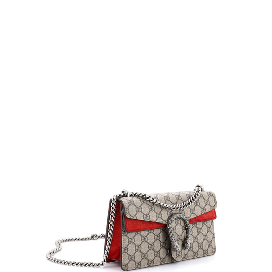 グッチ ディオニュソス バッグ GGコーティングキャンバス クリスタル装飾メタル スモール