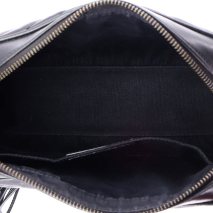 サンローラン ルー カメラバッグ キルティング シェブロンレザー スモール