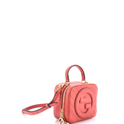 グッチ ブロンディ NM トップハンドル ショルダーバッグ 斜め掛け キルティング レザー