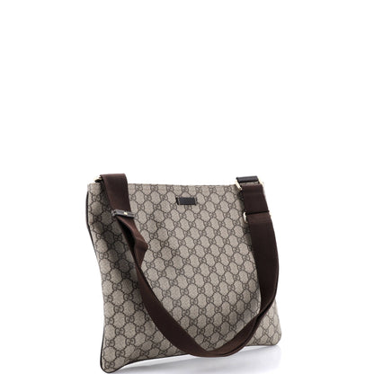 グッチ ジップトップ メッセンジャーバッグ GGコーティングキャンバス ラージ